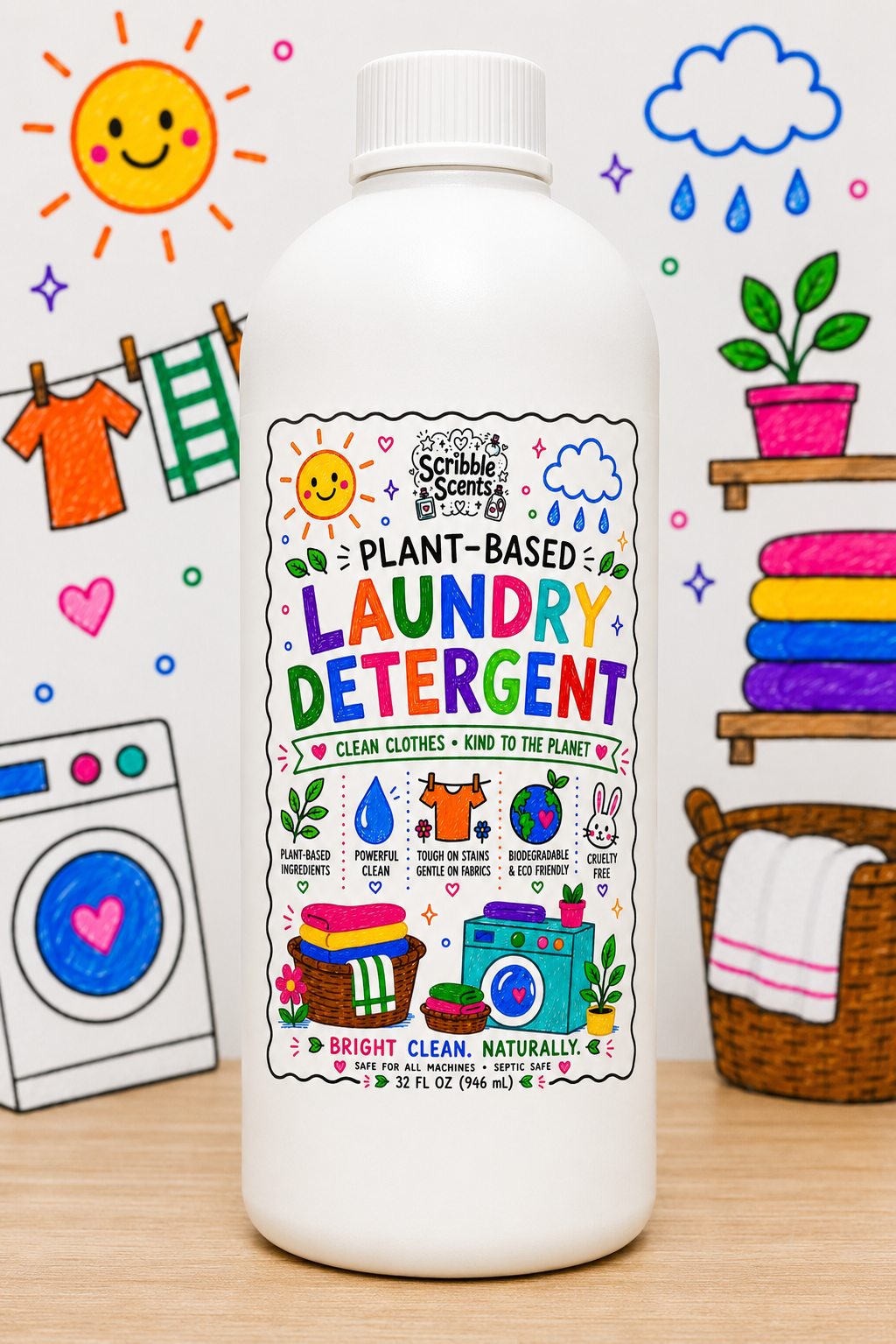 Liquid Laundry Detergent - Plant Based